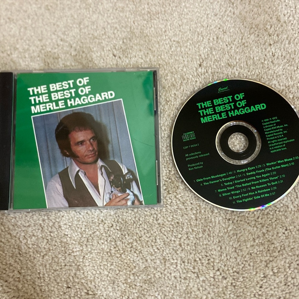🔥 5 for $5🔥 The Best of The Best of Merle Haggard CD